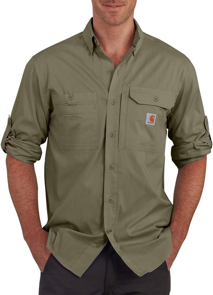 Мужская рубашка Carhartt Force Ridgefield Solid с длинным рукавом, Burnt Olive
Мужская рубашка Carhartt Force Ridgefield Solid с длинным рукавом, Burnt Olive