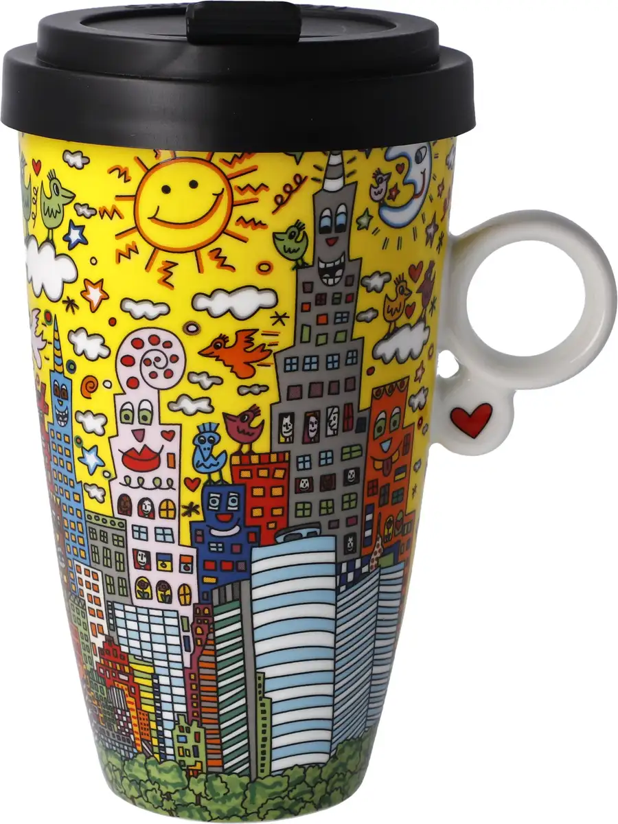 Чашка Goebel Coffee To Go "James Rizzi - "My New York City Sunset", со съемной крышкой, 500 мл Ø 8,5х15 см, цвет gelb
Чашка Goebel Coffee To Go "James Rizzi - "My New York City Sunset", со съемной крышкой, 500 мл Ø 8,5х15 см, цвет gelb