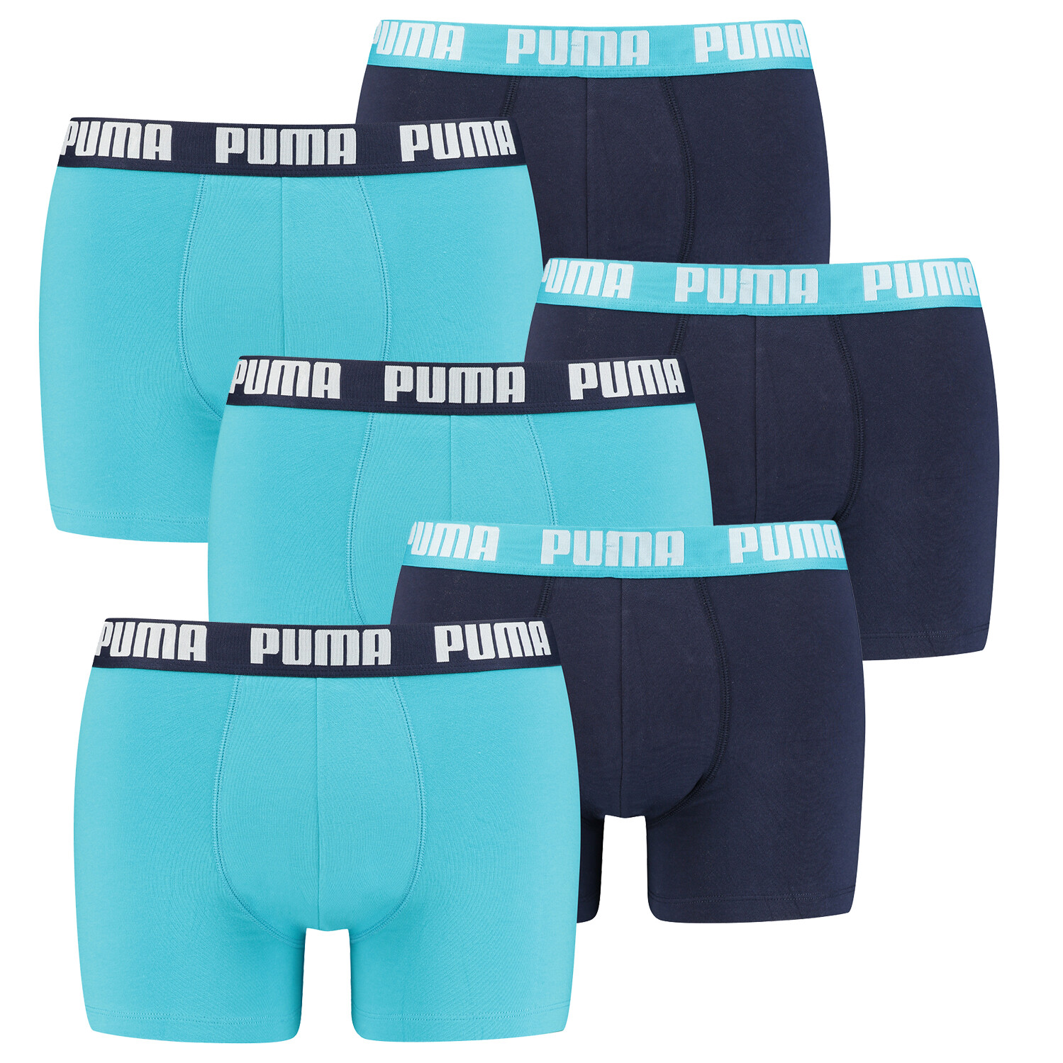 Боксеры Puma Boxershorts PUMA BASIC BOXER 6P, цвет 796 - Aqua / Blue
Боксеры Puma Boxershorts PUMA BASIC BOXER 6P, цвет 796 - Aqua / Blue