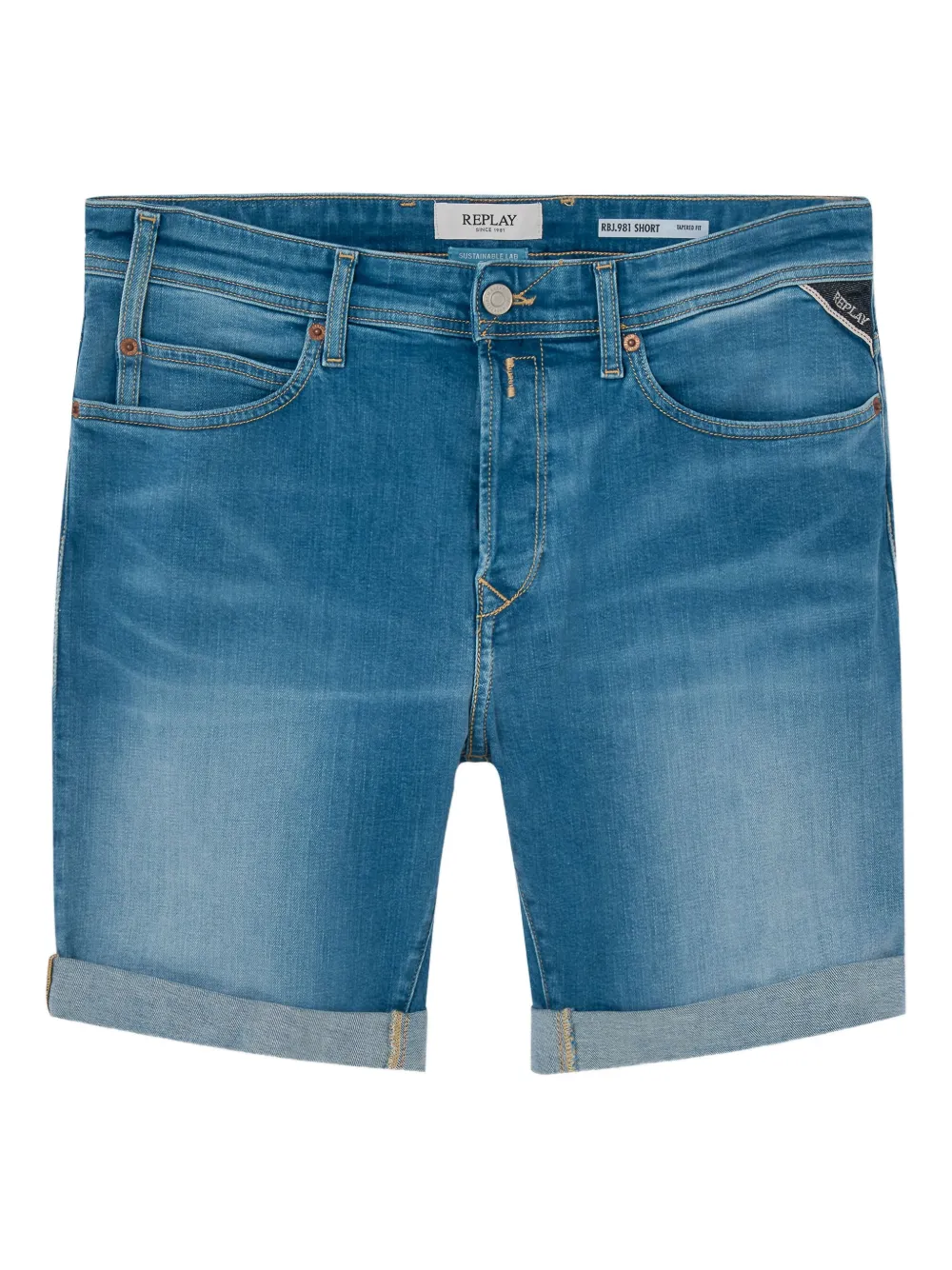 Джинсовые шорты с манжетами Replay, синий
Джинсовые шорты с манжетами Replay, синий