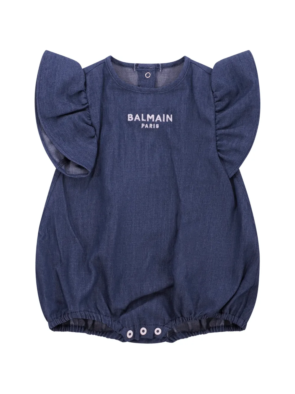 Комбинезон с оборками Balmain Kids, синий
Комбинезон с оборками Balmain Kids, синий