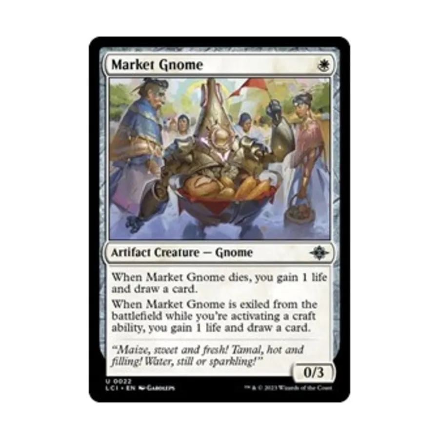 CCG Рыночный гном (U), MTG - The Lost Caverns of Ixalan
CCG Рыночный гном (U), MTG - The Lost Caverns of Ixalan