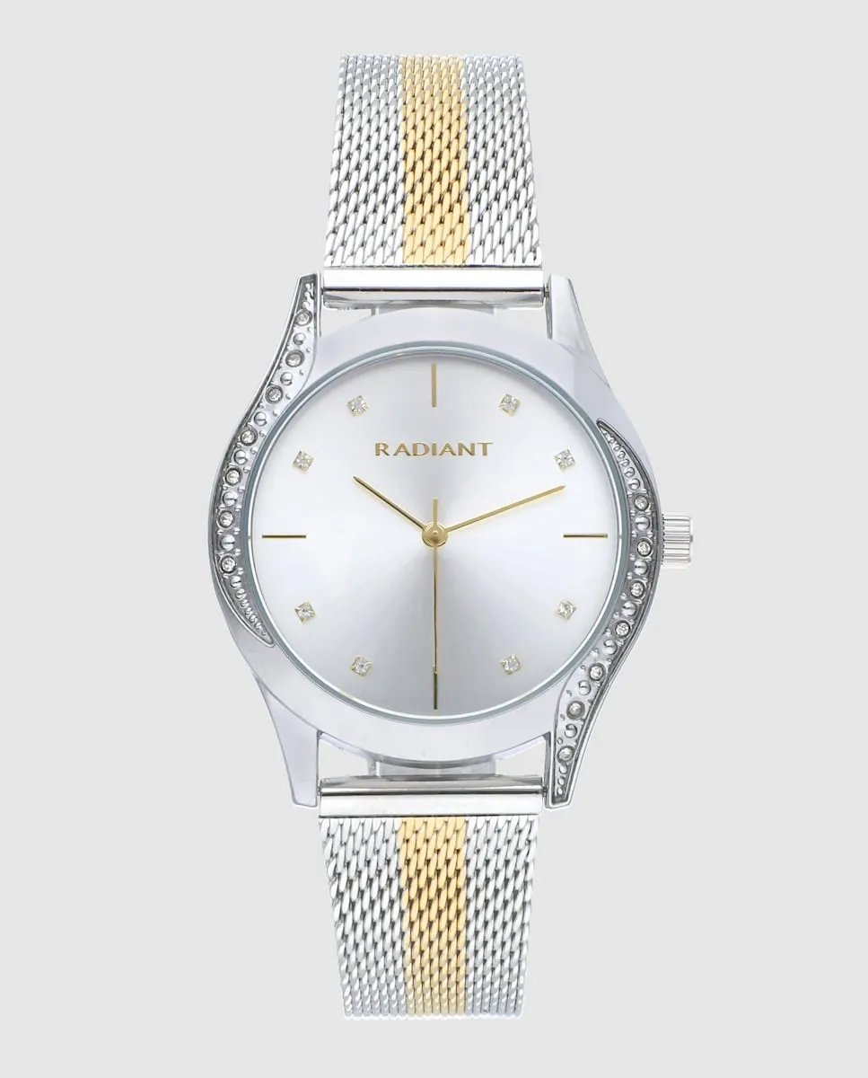 Женские часы Tigy RA623203 из стали с двухцветным ремешком Radiant, серебряный
Женские часы Tigy RA623203 из стали с двухцветным ремешком Radiant, серебряный