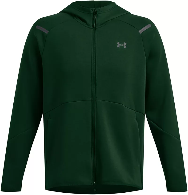 Мужская толстовка с молнией во всю длину Under Armour из флиса Unstoppable, цвет Forest Green/Black
Мужская толстовка с молнией во всю длину Under Armour из флиса Unstoppable, цвет Forest Green/Black