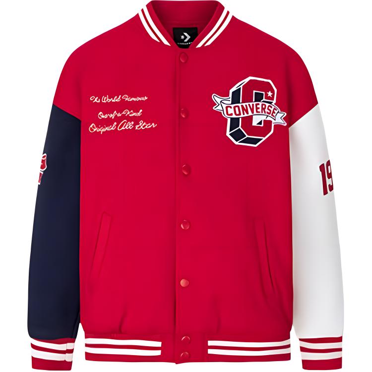 Красная бейсбольная куртка для подростков Converse, Converse Красный
Красная бейсбольная куртка для подростков Converse, Converse Красный