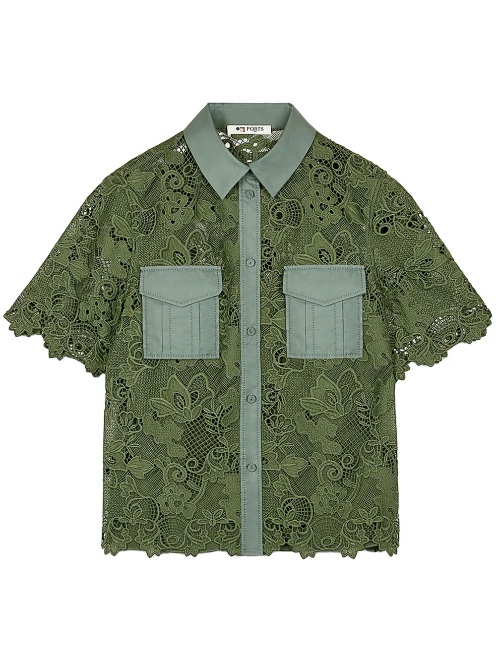 Кружевная рубашка Chantilly Ports 1961, зеленый
Кружевная рубашка Chantilly Ports 1961, зеленый