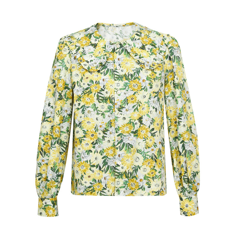 Цветной топ-рубашка Deep Breath из чистого хлопка, желтый
Цветной топ-рубашка Deep Breath из чистого хлопка, желтый