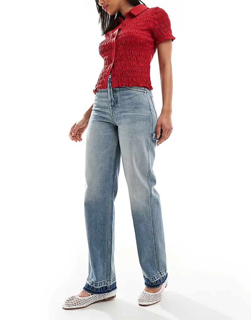 Джинсы Tommy Jeans Layla с высокой посадкой и прямыми штанинами, выбеленного синего цвета
Джинсы Tommy Jeans Layla с высокой посадкой и прямыми штанинами, выбеленного синего цвета