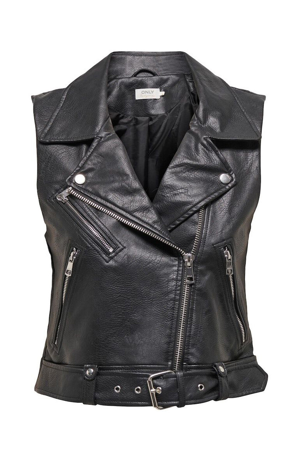 Жилет ONLY в байкерском стиле, черный
Жилет ONLY в байкерском стиле, черный