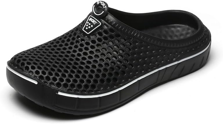 Унисекс сабо из EVA для сада, мужские слипоны для душа и пляжа, быстро сохнущие, дышащие и легкие, для повседневной носки Generic, черный
Унисекс сабо из EVA для сада, мужские слипоны для душа и пляжа, быстро сохнущие, дышащие и легкие, для повседневной носки Generic, черный