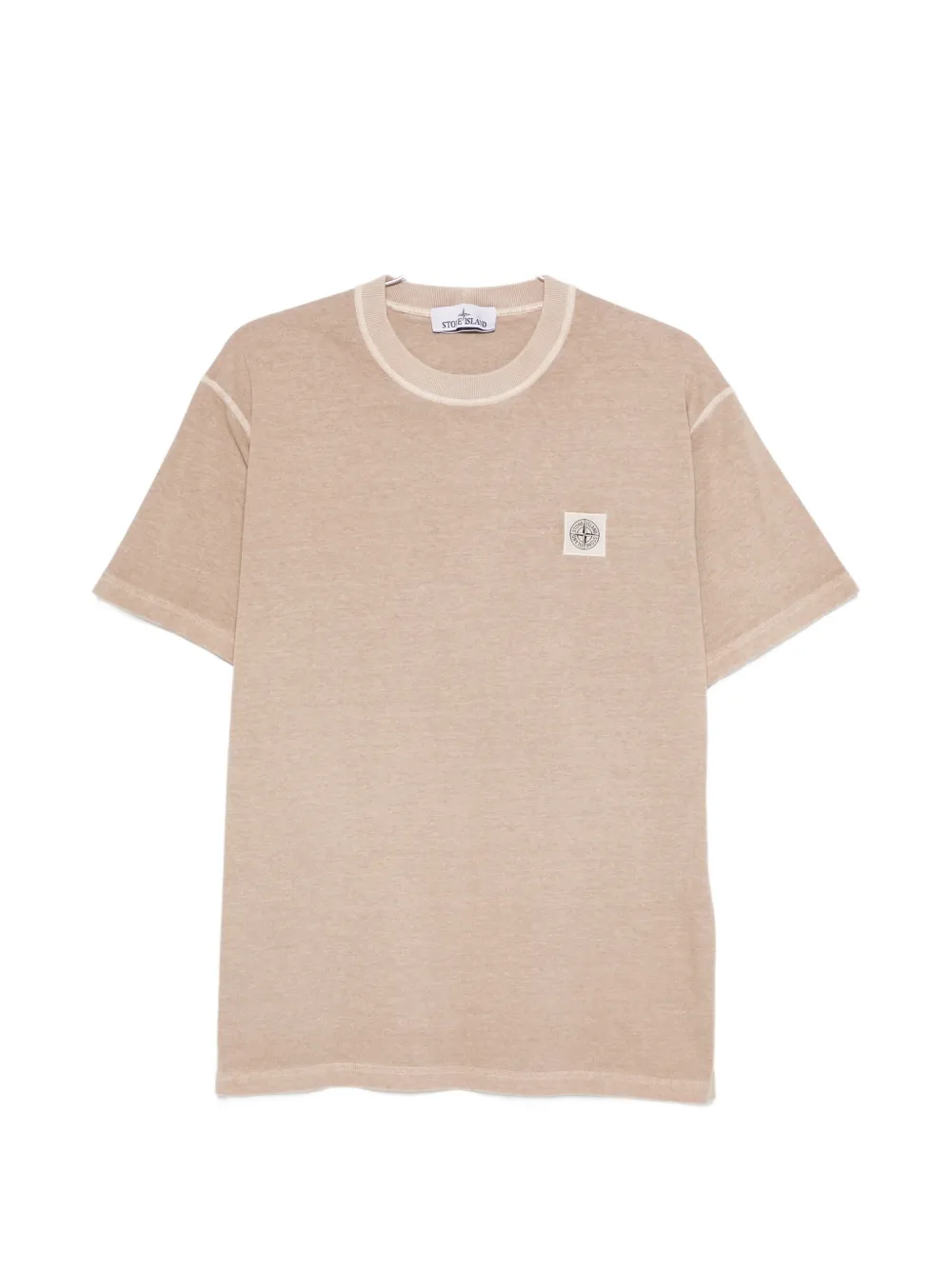 Футболка с нашивкой-логотипом Stone Island, бежевый
Футболка с нашивкой-логотипом Stone Island, бежевый