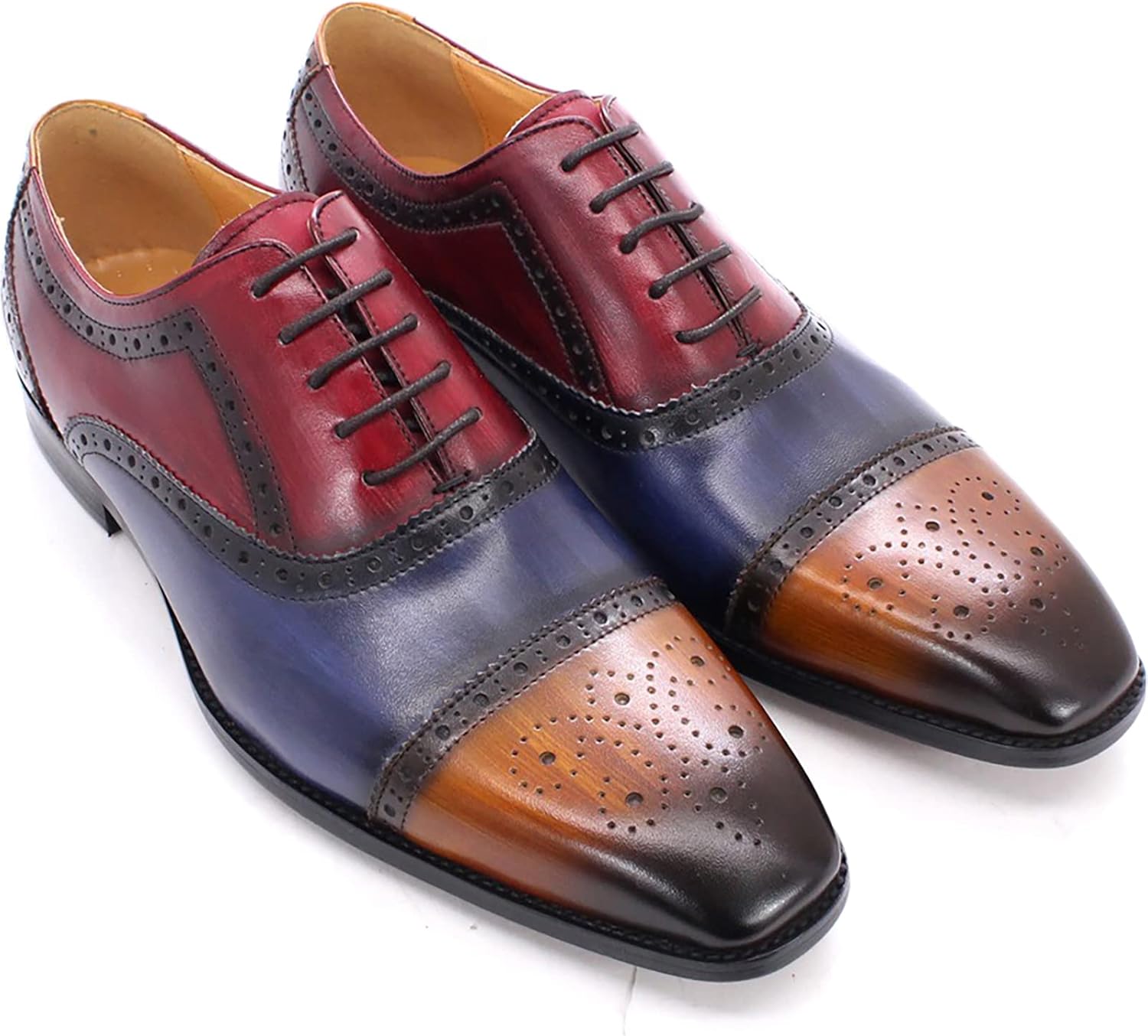 Мужские броги классические туфли на шнуровке из кожи, ретро, свадебные, деловые, офисные оксфорды, синие, 40 Generic
Мужские броги классические туфли на шнуровке из кожи, ретро, свадебные, деловые, офисные оксфорды, синие, 40 Generic