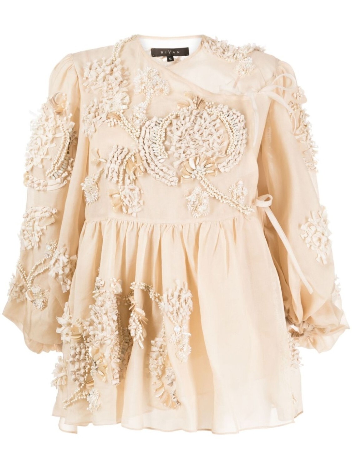 Блузка с цветочной вышивкой Biyan, нейтральный цвет
Блузка с цветочной вышивкой Biyan, нейтральный цвет