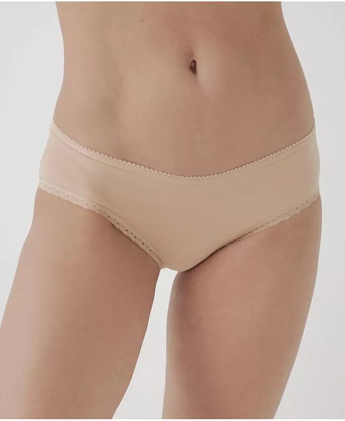 Набор из 3 женских кружевных хипстеров из органического хлопка Pact, белый
Набор из 3 женских кружевных хипстеров из органического хлопка Pact, белый