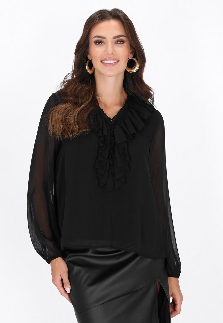 Блуза faina Blouse, Black
Блуза faina Blouse, Black