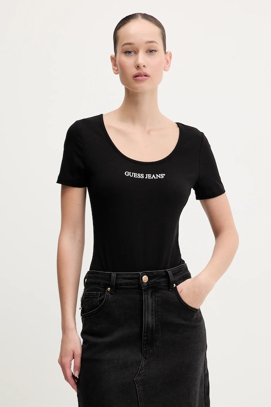 Футболка Guess Jeans, черный 
Футболка Guess Jeans, черный