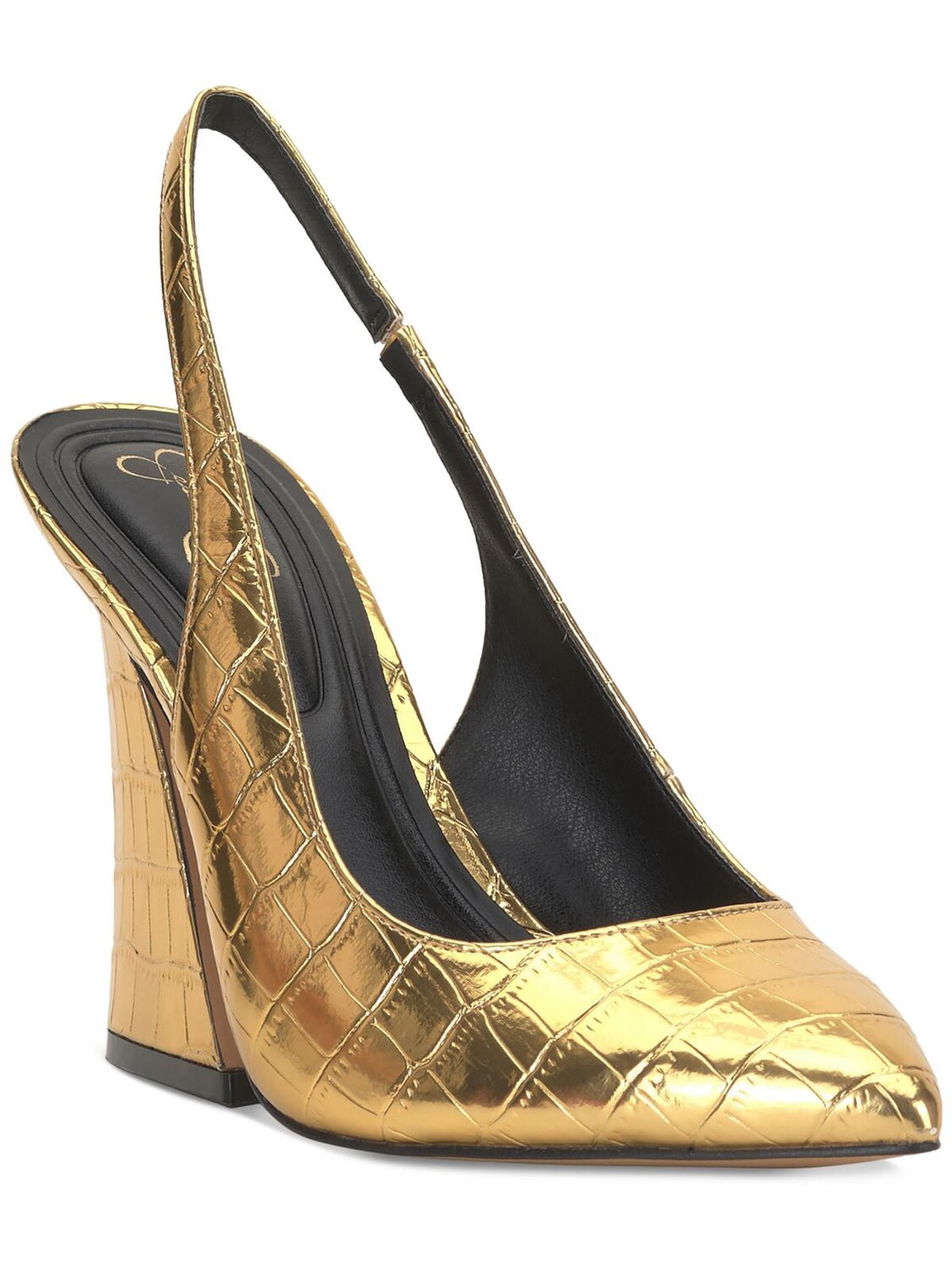 Женские туфли на каблуке с открытой пяткой Jessica Simpson, цвет Meta Gold Meta Croc
Женские туфли на каблуке с открытой пяткой Jessica Simpson, цвет Meta Gold Meta Croc