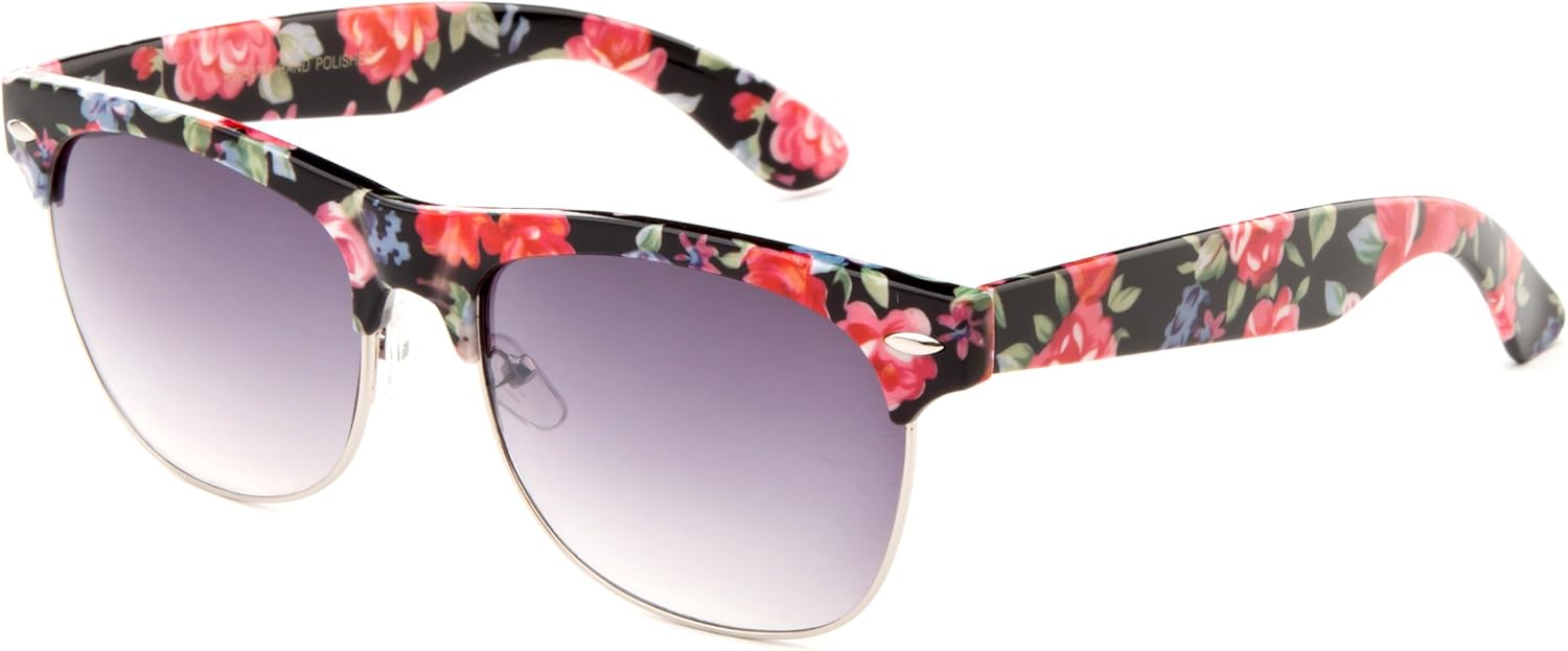 Солнцезащитные очки Newbee Fashion с цветочным дизайном и цветочным рисунком, полуободковые, уникальные, для женщин, весенняя мода Newbee Fashion Sunglasses, Silver/Floral
Солнцезащитные очки Newbee Fashion с цветочным дизайном и цветочным рисунком, полуободковые, уникальные, для женщин, весенняя мода Newbee Fashion Sunglasses, Silver/Floral