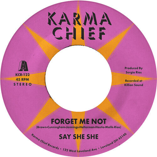 Сингл 7" Say She She: Forget Me Not / Blow My Mind
Сингл 7" Say She She: Forget Me Not / Blow My Mind