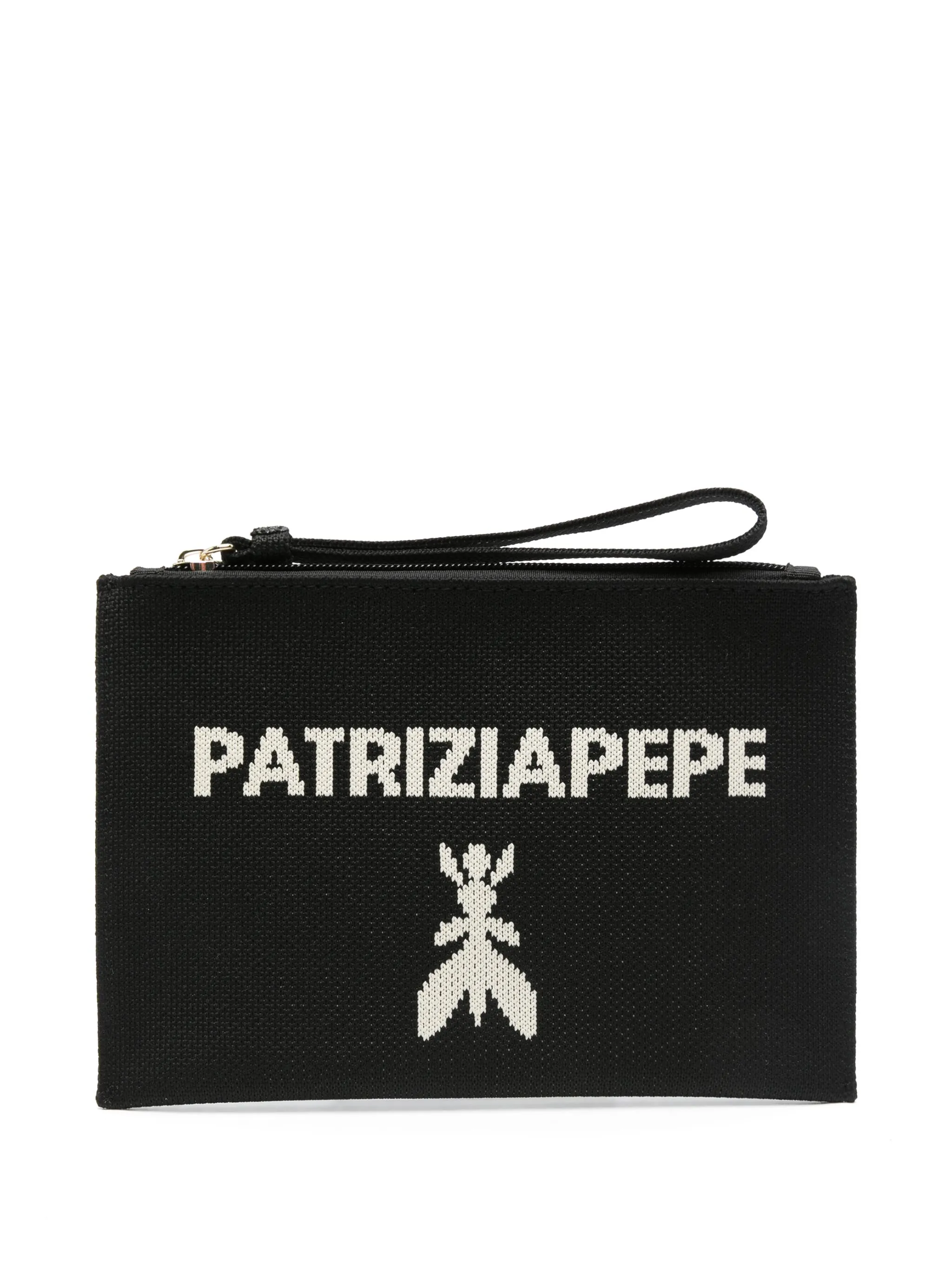 Маленький клатч с жаккардовым логотипом Patrizia Pepe, черный
Маленький клатч с жаккардовым логотипом Patrizia Pepe, черный