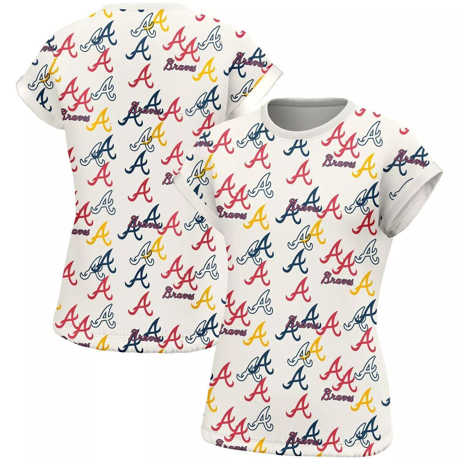 Женская футболка Lusso White Atlanta Braves Madge Dolman Tri-Blend
Женская футболка Lusso White Atlanta Braves Madge Dolman Tri-Blend