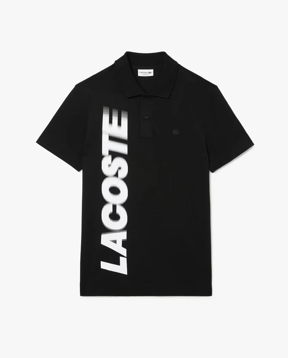 Мужская рубашка поло с короткими рукавами и фирменным логотипом Lacoste, черный
Мужская рубашка поло с короткими рукавами и фирменным логотипом Lacoste, черный