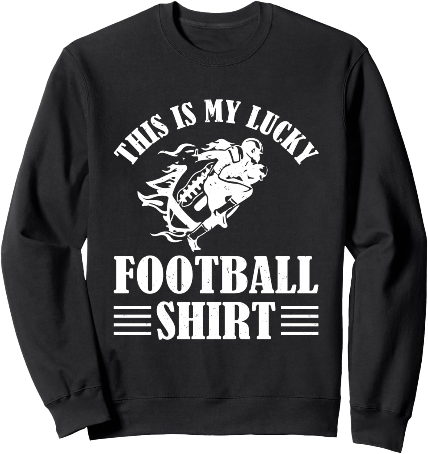 Это моя счастливая футбольная толстовка. Толстовка с изображением американского футболиста American Football Player, черный
Это моя счастливая футбольная толстовка. Толстовка с изображением американского футболиста American Football Player, черный