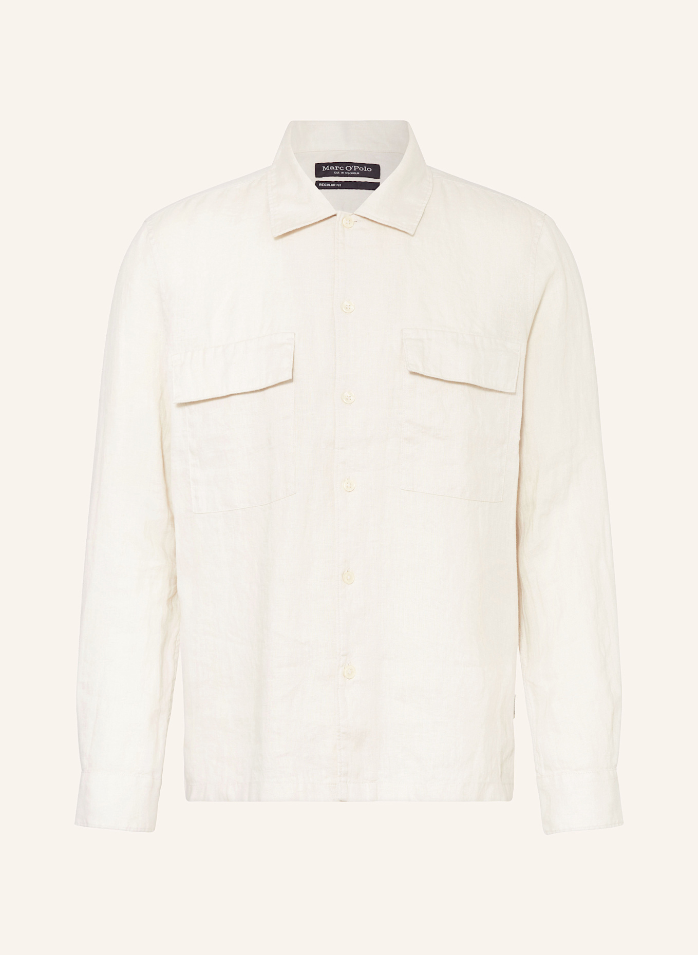 Льняная рубашка классического кроя Marc O'Polo, бежевый
Льняная рубашка классического кроя Marc O'Polo, бежевый