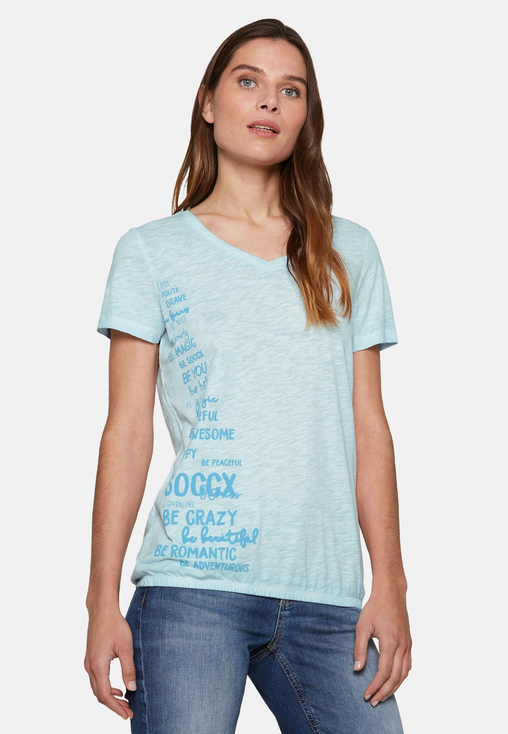 Футболка с принтом LABEL PRINT Soccx, светло-голубой
Футболка с принтом LABEL PRINT Soccx, светло-голубой