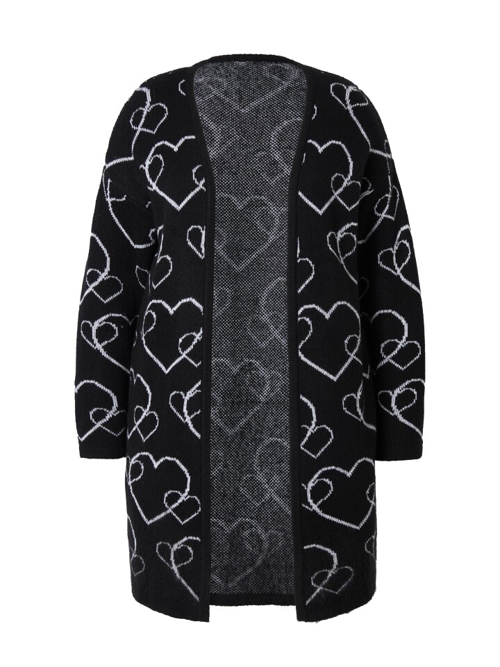 Спортивная куртка MIAMODA Strickjacke, черный
Спортивная куртка MIAMODA Strickjacke, черный