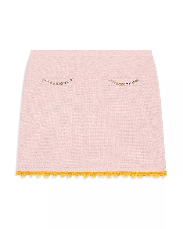 Мини-Юбка из мериносовой шерсти Casablanca, розовый
Мини-Юбка из мериносовой шерсти Casablanca, розовый