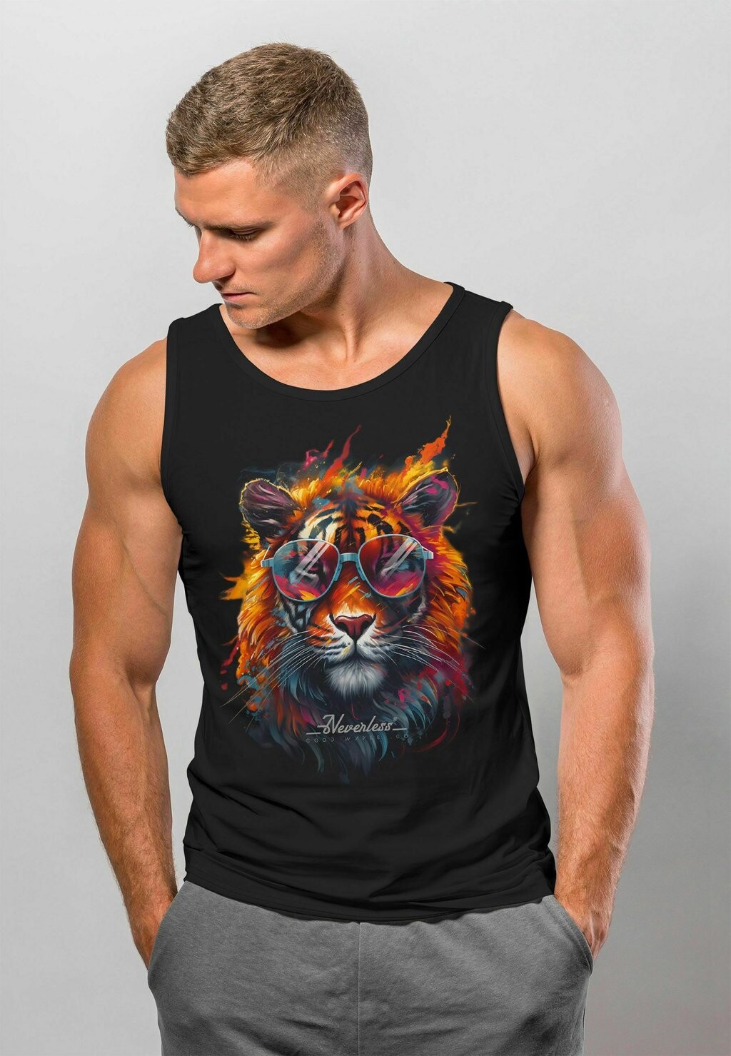 Топ TANK-TIGER PRINT FLAMMEN SOMMER SONNENBRILLE Neverless, цвет schwarz
Топ TANK-TIGER PRINT FLAMMEN SOMMER SONNENBRILLE Neverless, цвет schwarz