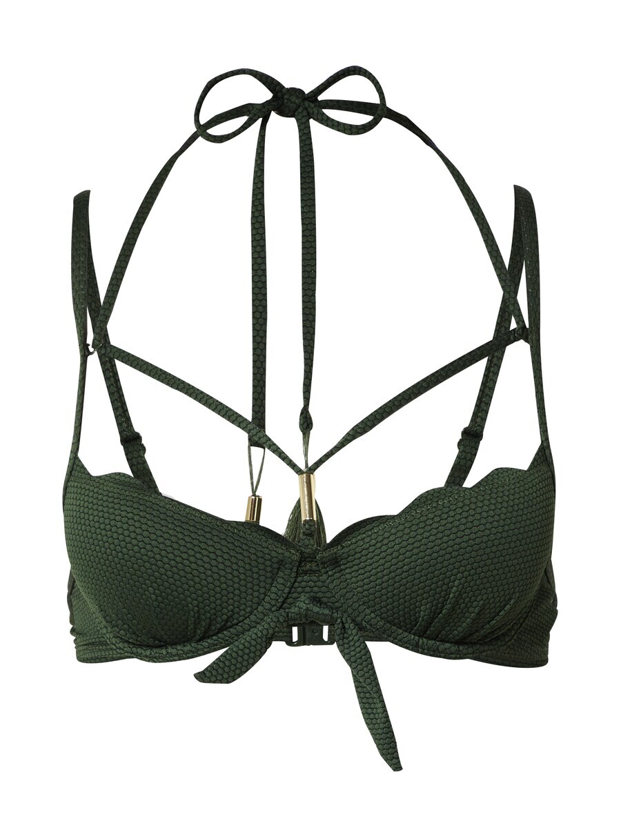 Топ бикини Hunkemöller SCALLOP, темно-зеленый
Топ бикини Hunkemöller SCALLOP, темно-зеленый