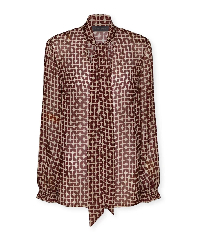 Блузка с принтом и поясом Elena Mirã², красный
Блузка с принтом и поясом Elena Mirã², красный