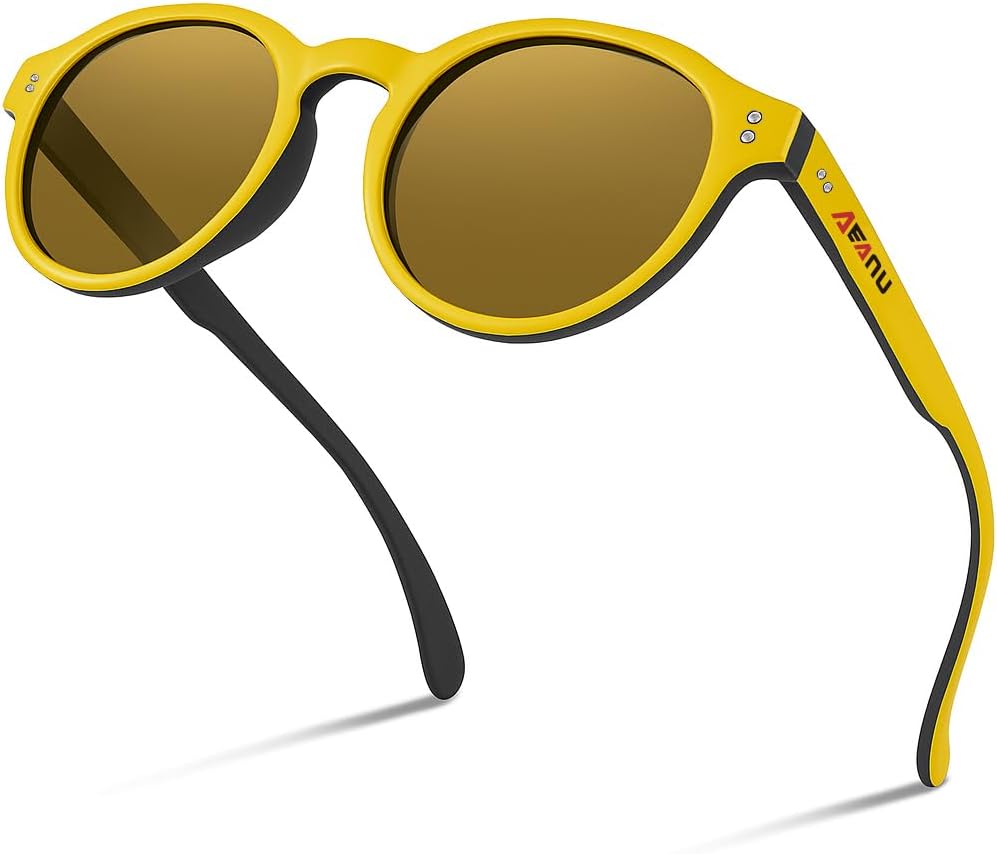 Поляризованные солнцезащитные очки для мужчин и женщин, средний размер лица (135 мм), линзы с легким тонированием, подходят для вождения и повседневного ношения на открытом воздухе AEANU, Yellow Lens
Поляризованные солнцезащитные очки для мужчин и женщин, средний размер лица (135 мм), линзы с легким тонированием, подходят для вождения и повседневного ношения на открытом воздухе AEANU, Yellow Lens