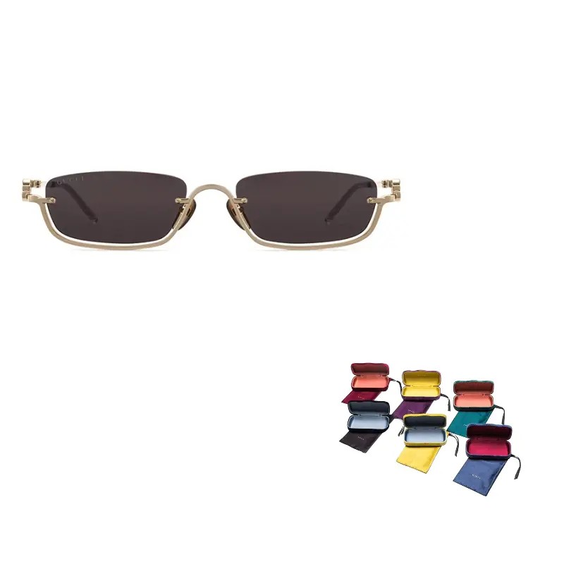 GUCCI Металлические прямоугольные солнцезащитные очки унисекс, 001
GUCCI Металлические прямоугольные солнцезащитные очки унисекс, 001