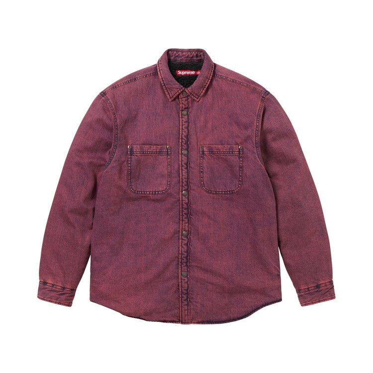 Рубашка Supreme Shearling Lined Denim Work Shirt, Overdyed Pink
Рубашка Supreme Shearling Lined Denim Work Shirt, Overdyed Pink
