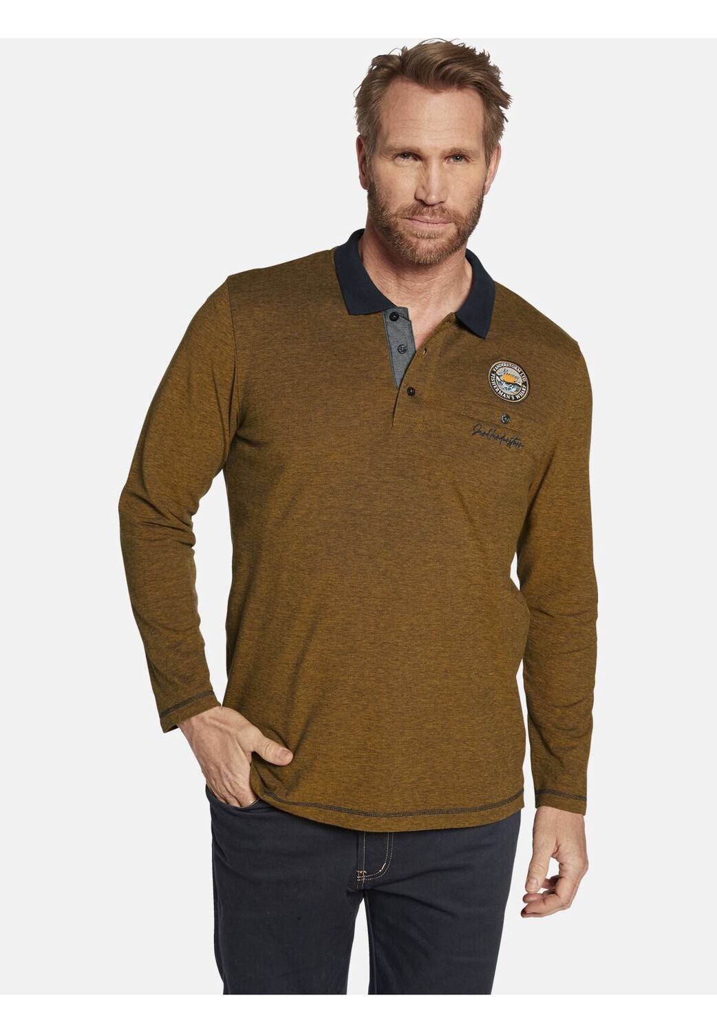 Рубашка-поло с длинными рукавами JUHANI JAN VANDERSTORM, цвет Dunkelgelb
Рубашка-поло с длинными рукавами JUHANI JAN VANDERSTORM, цвет Dunkelgelb