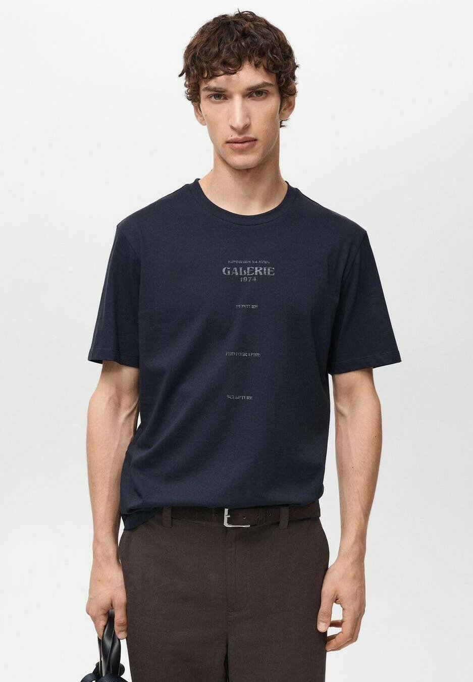 Футболка с принтом GALLERY Mango, темно-синий
Футболка с принтом GALLERY Mango, темно-синий