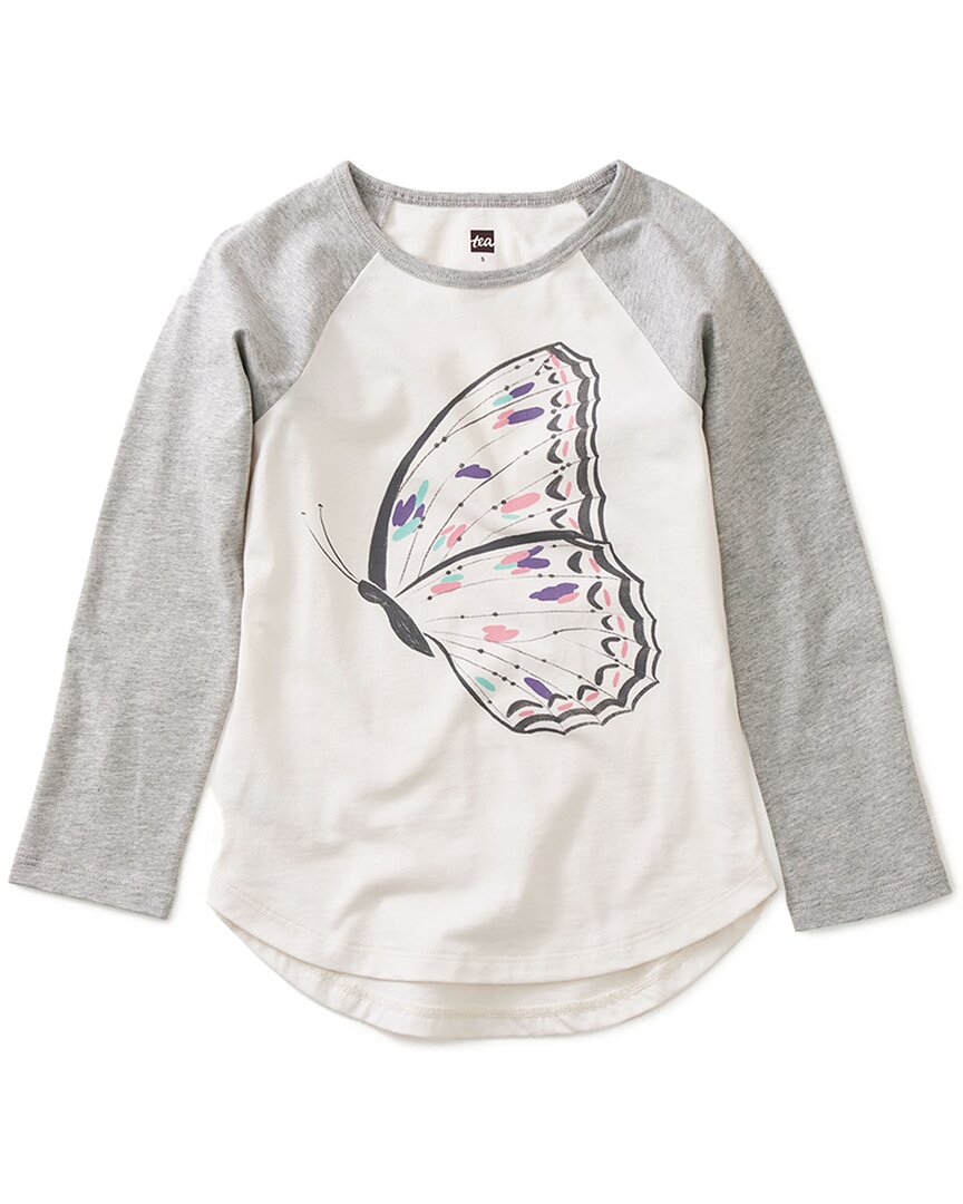 Футболка с рисунком бабочки и реглана Tea Collection, белый
Футболка с рисунком бабочки и реглана Tea Collection, белый