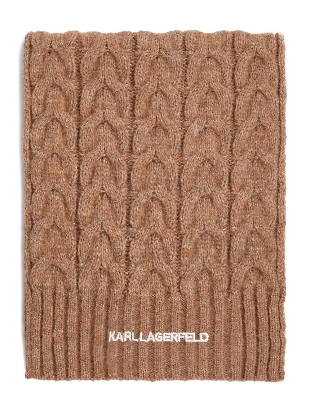 Шарф с вышитым логотипом KARL LAGERFELD, коричневый
Шарф с вышитым логотипом KARL LAGERFELD, коричневый