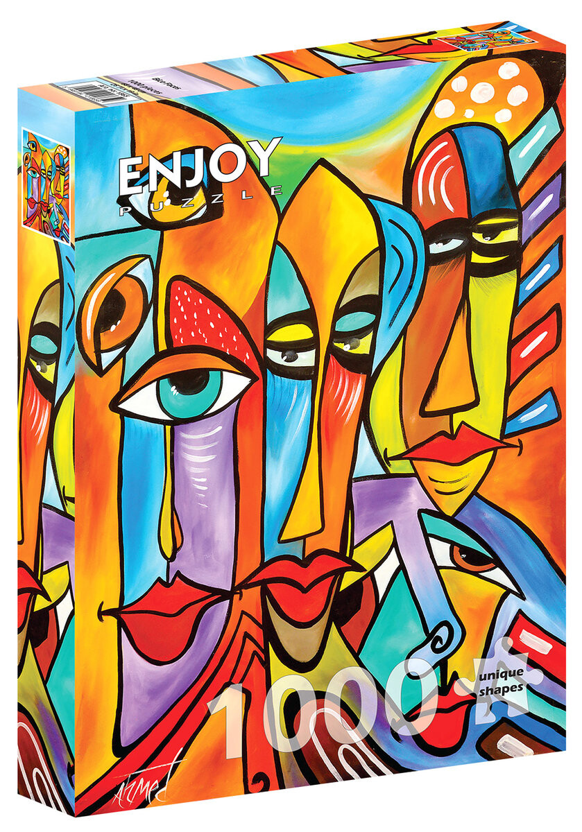 Пазл, Разноцветные лица, 1000 шт. Enjoy
Пазл, Разноцветные лица, 1000 шт. Enjoy