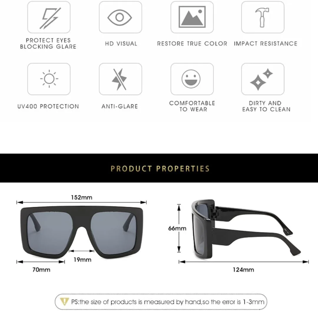 Винтажные солнцезащитные очки в крупной оправе для женщин, роскошные большие очки с плоской верхней частью для мужчин, модные градиентные очки VVTWSSW, 5
Винтажные солнцезащитные очки в крупной оправе для женщин, роскошные большие очки с плоской верхней частью для мужчин, модные градиентные очки VVTWSSW, 5