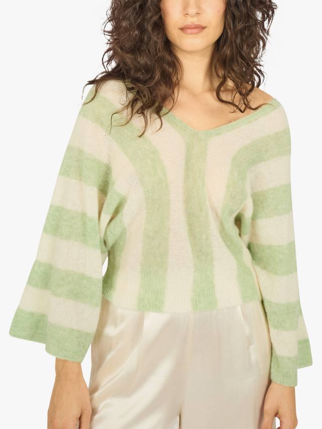 Шерстяной джемпер betty summer madness из богатой шерсти Traffic People, цвет Green/White
Шерстяной джемпер betty summer madness из богатой шерсти Traffic People, цвет Green/White