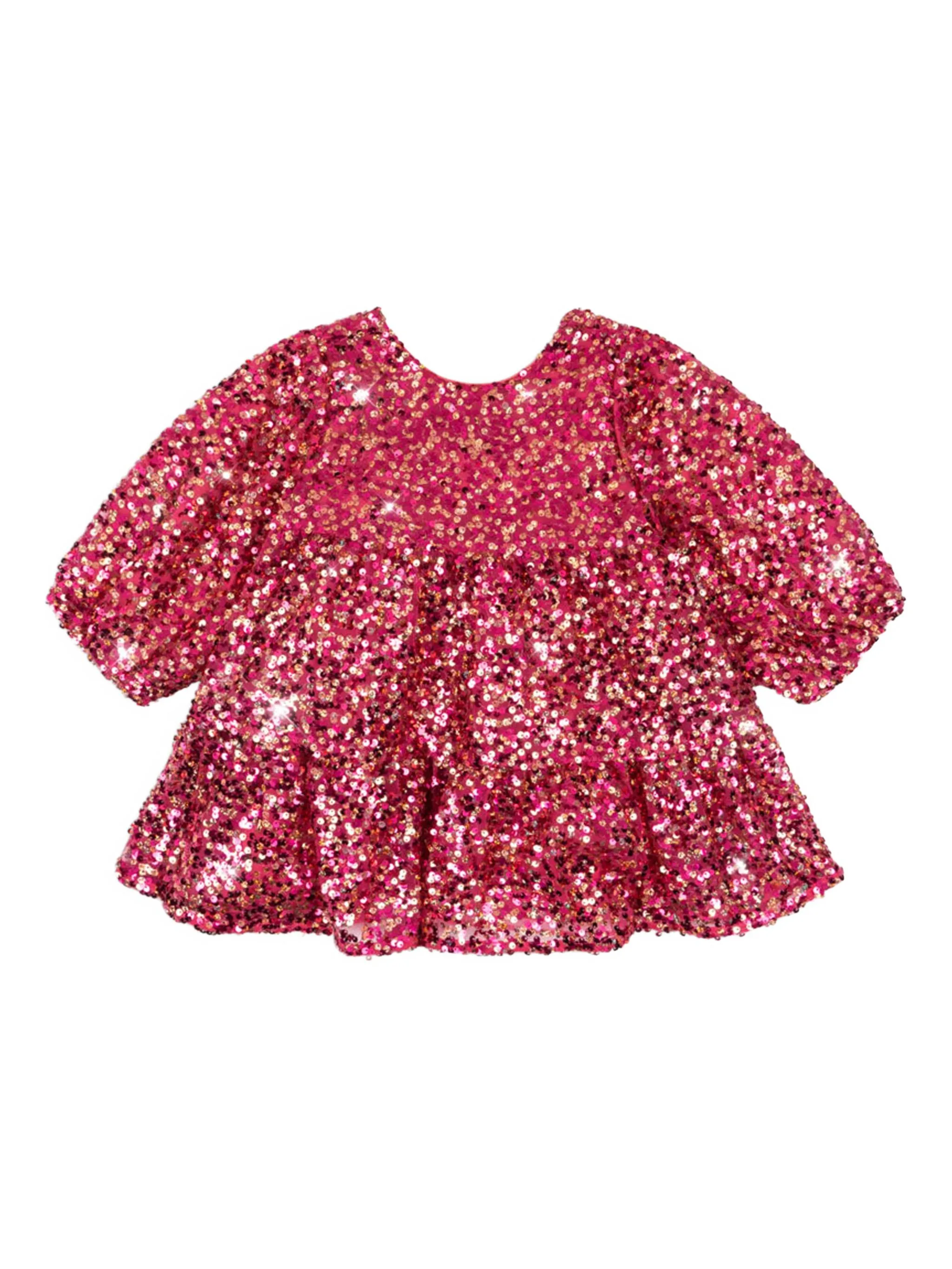 Платье мини с пайетками Konges Sløjd, розовый
Платье мини с пайетками Konges Sløjd, розовый