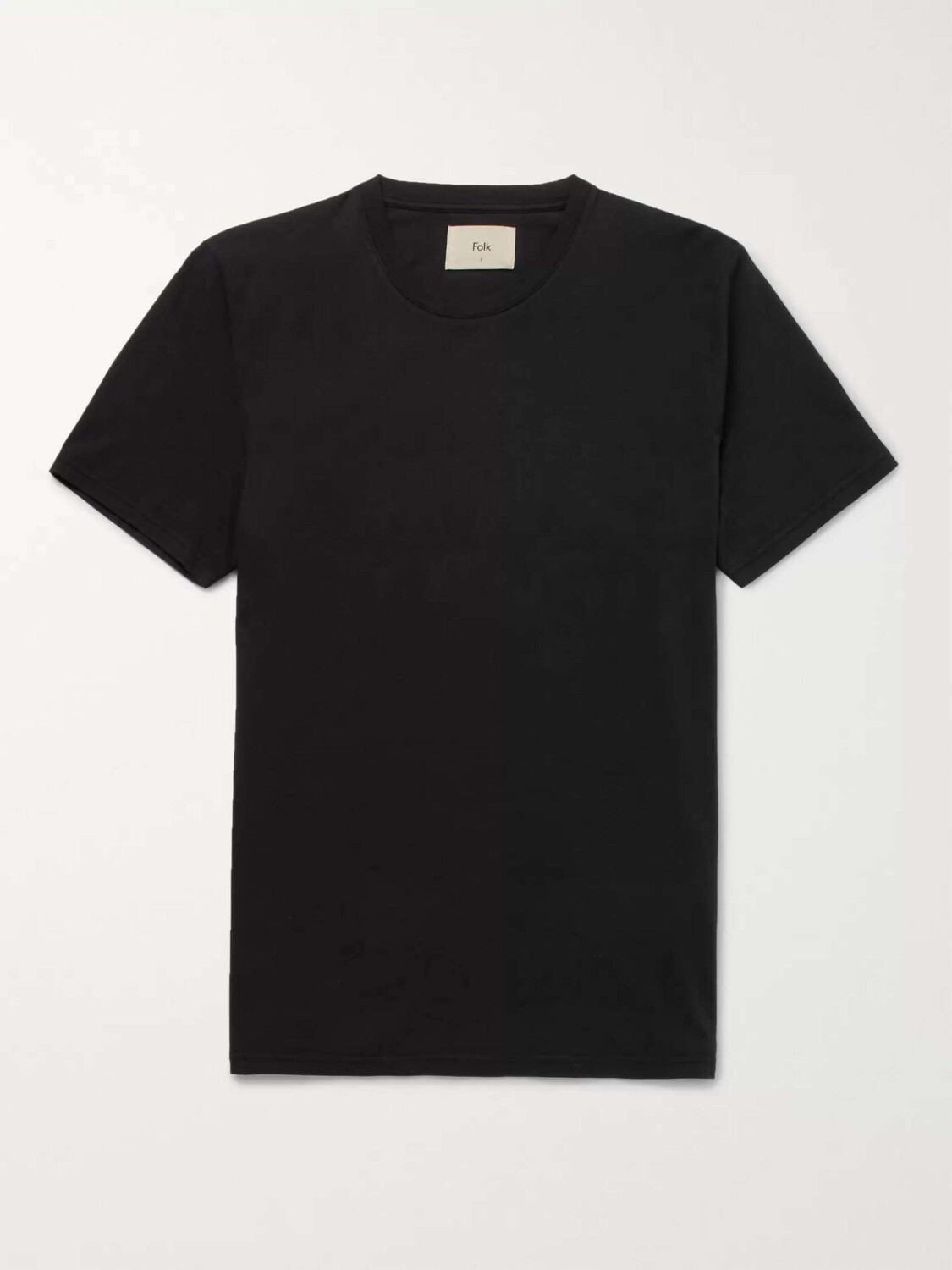 Сборная футболка из хлопкового джерси FOLK, черный
Сборная футболка из хлопкового джерси FOLK, черный