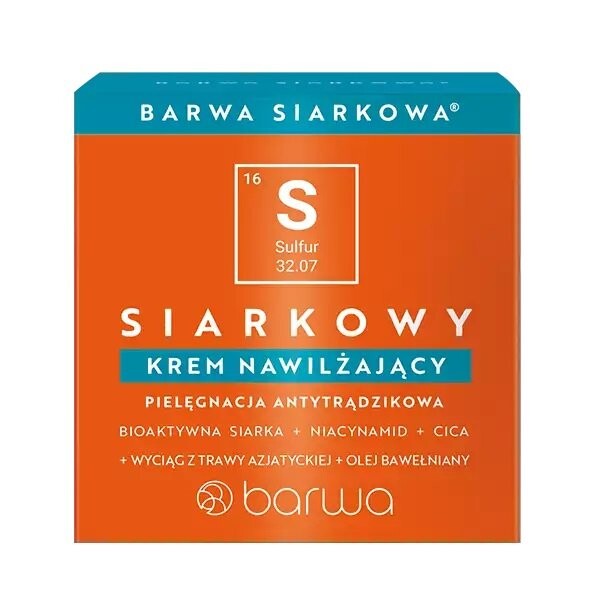 Barwa, Увлажняющий крем с серой, 50 мл
Barwa, Увлажняющий крем с серой, 50 мл