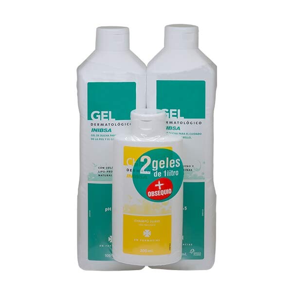 Дорожный набор дерматологического геля + шампунь 1 шт Inibsa
Дорожный набор дерматологического геля + шампунь 1 шт Inibsa