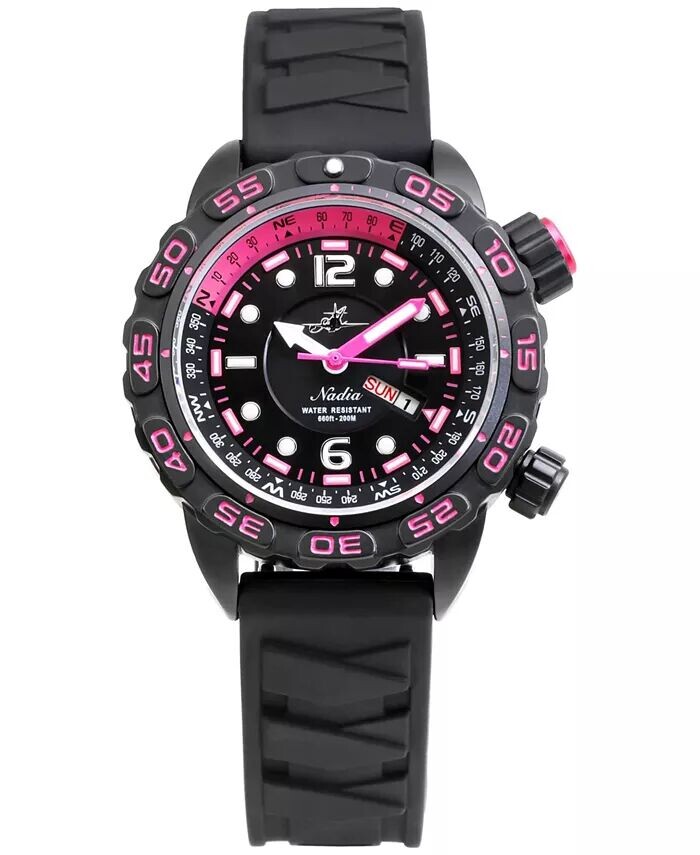 Женские автоматические часы Nadia с черным силиконовым ремешком, 35 мм Abingdon Co.
Женские автоматические часы Nadia с черным силиконовым ремешком, 35 мм Abingdon Co.