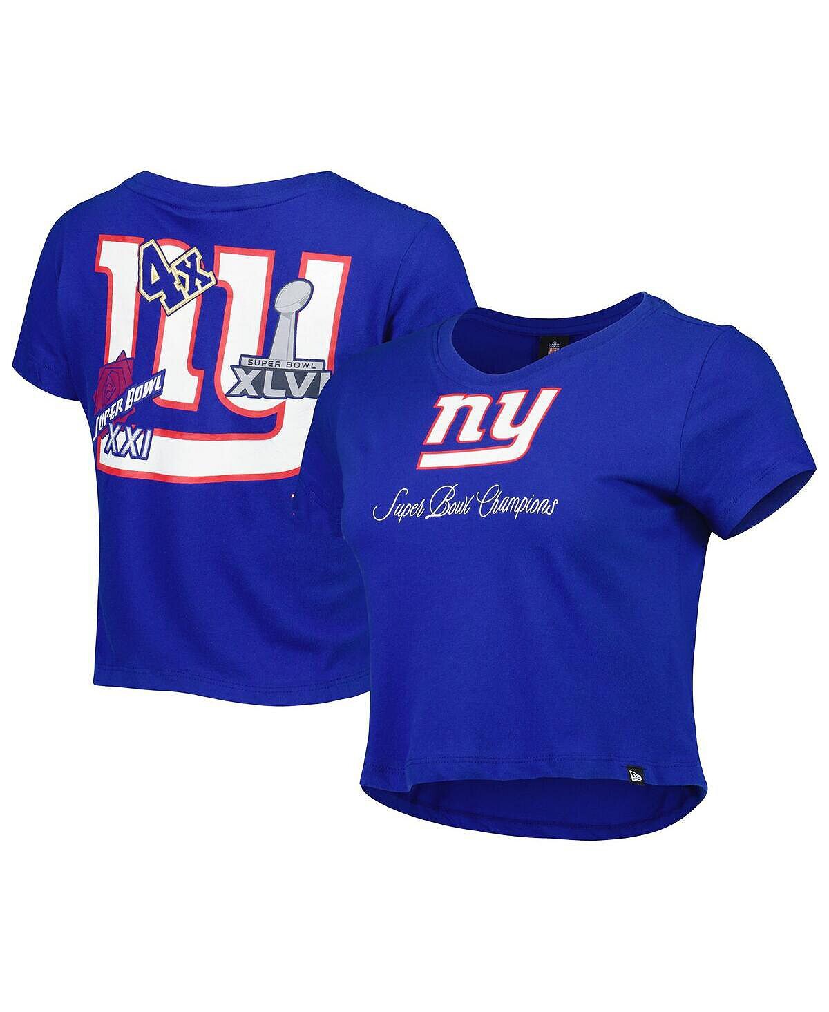 Женская футболка Royal New York Giants Historic Champs New Era
Женская футболка Royal New York Giants Historic Champs New Era